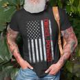 American Flag Diesel Powered Mechanic Vintage Truck Driver T-Shirt Gifts for Old Men