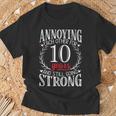Annoying Each Other For 10 Years 10Th Wedding Anniversary T-Shirt Gifts for Old Men