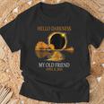 April 8 2024 Hello Darkness My Old Friend Eclipse T-Shirt Gifts for Old Men