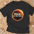 April 8 Totality Texas T-Shirt Gifts for Old Men