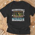 Aquarium Owner Underwater World Manager Aquarium T-Shirt Geschenke für alte Männer