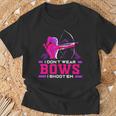Archery Girl Archer Bow And Arrow Hunter Lady T-Shirt Gifts for Old Men