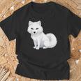 Arctic Fox Artic Animals Cute Artic Fox Lover Pajamas T-Shirt Gifts for Old Men