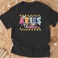 Aries Vibes Zodiac March April Birthday Astrology Groovy T-Shirt Gifts for Old Men