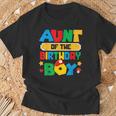 Aunt Of The Birthday Boy Game Gaming Family Matching T-Shirt Gifts for Old Men