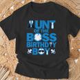 Aunt Of The Boss Birthday Boy Baby Family Party Decorations T-Shirt Gifts for Old Men