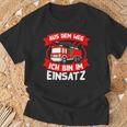 Aus Dem Weg Ich Bin Im Einsatz German Langu T-Shirt Geschenke für alte Männer