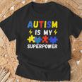 Autism Is My Superpower Autism Awareness T-Shirt Gifts for Old Men