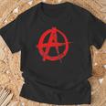 Avec Symbole De L'anarchie Poche Cool Motif Graffiti T-Shirt Cadeaux pour les vieillards