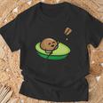 Avokanu Canoe Canoe Avocado Kayak Paddle T-Shirt Geschenke für alte Männer