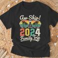 Aw Ship It's A 2024 Family Trip Family Cruise Vintage T-Shirt Gifts for Old Men