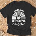 Awesome Just Like My Daughters Fathers Day Dad T-Shirt Gifts for Old Men