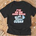 B06 Ich Bin Schon Wieder Blau Wie Der Ozean I Sprüche Sommer T-Shirt Geschenke für alte Männer