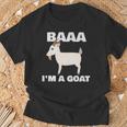 Baa I'm A Goat Costume Animal Goat T-Shirt Gifts for Old Men