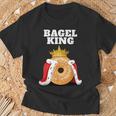 Bagel King Bagel Lover Cute Bagel T-Shirt Geschenke für alte Männer