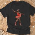 Ballet Black African American Ballerina T-Shirt Gifts for Old Men