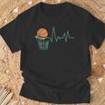 Baloncesto Latido Del Corazón I Jugador De Baloncesto I Camiseta unisex Regalos para ancianos