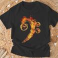 Bass Fire Guitar T-Shirt Gifts for Old Men