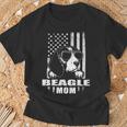 Beagle Mom Cool Vintage Retro Proud American T-Shirt Gifts for Old Men