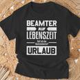 Beamter Auf Lebenszeit Beamter Auf Lebenszeit German Language T-Shirt Geschenke für alte Männer