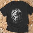 Berserker Warrior Odin Runes Nordic Mythology Viking T-Shirt Geschenke für alte Männer