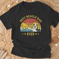 Best Beagle Dad Ever Retro Vintage Puppy Dog Daddy T-Shirt Geschenke für alte Männer