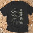 Best Buckin' Uncle Ever Camo American Flag Deer Hunting T-Shirt Gifts for Old Men