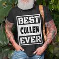 Best Cullen Ever Custom Family Name T-Shirt Gifts for Old Men