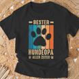 Best Dog Grandpa Of All Times T-Shirt Geschenke für alte Männer