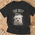 Best Maltese Dad All Maltese Dog intage T-Shirt Geschenke für alte Männer