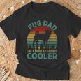 Best Pug Cooler Dad Ever Dog Animal Lovers Walker Cute T-Shirt Gifts for Old Men