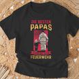 Bester Papa Feuerwehr Best Papa Fire Brigade T-Shirt Geschenke für alte Männer