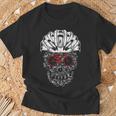 Bicycle Helmet Cyclist Skull Biker Bicycle T-Shirt Geschenke für alte Männer