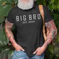 Big Bro Est 2024 First Time Brother Promoted T-Shirt Gifts for Old Men