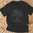 Binary Code Tree Computer Science Technology Coder T-Shirt Gifts for Old Men