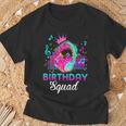 Birthday Squad Bday Princess Rockstars Theme Music Party T-Shirt Gifts for Old Men