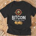 Bitcoin Billionaire Club Cryptocurrency Investors T-Shirt Gifts for Old Men