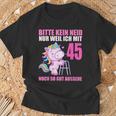 Bitte Kein Eneid Gut Aussehe 45 Jahre Unicorn 45Th Birthday T-Shirt Geschenke für alte Männer