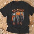 Black Cowgirl Western Rodeo Melanin Black History Texas T-Shirt Gifts for Old Men