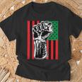 Black Power Flag Pan-African Liberation Marcus Garvey T-Shirt Gifts for Old Men