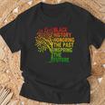 Black History Honoring The Past African Pride Black History T-Shirt Gifts for Old Men