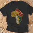 Black History Junenth Black Freedom 1865 African American T-Shirt Gifts for Old Men