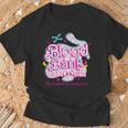 Blood Bank Is Everything Pink Retro Lab Week 2024 Med Tech T-Shirt Gifts for Old Men