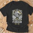 My Blood Type Is Farah T-Shirt Gifts for Old Men