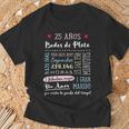 Bodas De Plata 25 Años Aniversario De Boda Regalo Camiseta unisex Regalos para ancianos