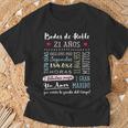 Bodas De Roble 21 Años Aniversario De Boda Regalo Camiseta unisex Regalos para ancianos