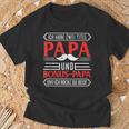 Bonus Papa Stiefvater Stiefpapa Geschenkatertag Rocke T-Shirt Geschenke für alte Männer