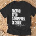 Bonuspapa Bester Step Papa Stepdad Bonus Papa S T-Shirt Geschenke für alte Männer