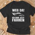 Bootsführerschein Bestanden Weg Da Captain T-Shirt Geschenke für alte Männer