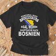 Bosnier Bosnia And Herzegovina Bosnian Flag T-Shirt Geschenke für alte Männer